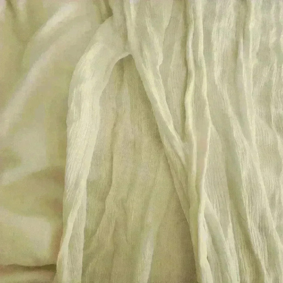 L'AGENCE White Crepe Maxi Dress Side Slit Button Up Sash cream Cardigan duster - Picture 4 of 12